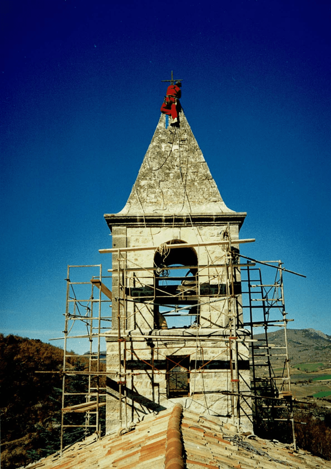 1995_Facchineri-et-fils_Saint-Auban_Clocher_Reconstruction